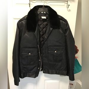 US Customs Nylon Bomber Jacket With Zip Out Lining Sz 46